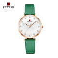 REWARD RD23002L  ladies watch luxury sweet colorful women fashion watches casual dress  big dial simple classic golden clock